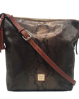 Dooney & Bourke Kitney Brown Python Leather Dixon Bag