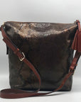 Dooney & Bourke Kitney Brown Python Leather Dixon Bag