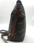 Dooney & Bourke Kitney Brown Python Leather Dixon Bag