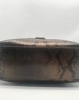 Dooney & Bourke Kitney Brown Python Leather Dixon Bag