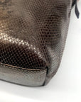 Dooney & Bourke Kitney Brown Python Leather Dixon Bag