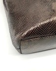 Dooney & Bourke Kitney Brown Python Leather Dixon Bag