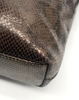 Dooney & Bourke Kitney Brown Python Leather Dixon Bag