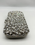 I.N.C. International Concepts Silver East West Embellished Minaudiere Clutch