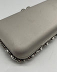 I.N.C. International Concepts Silver East West Embellished Minaudiere Clutch