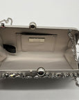 I.N.C. International Concepts Silver East West Embellished Minaudiere Clutch
