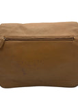Fossil Brown Leather Multi-Pocket Work Shoulder Bag