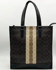 Coach Brown Signature Coated Canvas Graham Structured Tote 6707