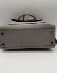 Michael Kors Grey Saffiano Leather Emma Satchel Bag