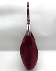 Gianni Chiarini Maroon Hobo Shoulder Bag