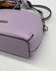 Steve Madden Purple Dome Crossbody With Floral Scarf