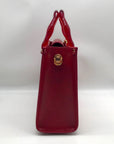 Lailee Red Leather Shoulder Bag