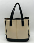 Coach Hamptons Canvas & Leather Tote Bag 7706