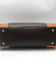 Rioni Brown Canvas Princess Convertible Satchel