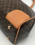 Rioni Brown Canvas Princess Convertible Satchel