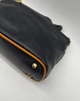 Divina Firenze Black Leather Crossbody Bag