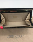 Jimmy Choo Black Patent Leather Cayla Clutch