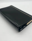 Jimmy Choo Black Patent Leather Cayla Clutch