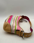 Vintage Coach Soho Stripe Hobo Shoulder Bag