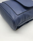 Style & Co Navy Hudsonn Flap Backpack
