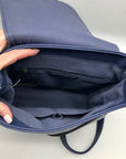 Style & Co Navy Hudsonn Flap Backpack