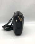 Mark Cross Vintage Black Pebbled Leather Crossbody