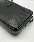 Mark Cross Vintage Black Pebbled Leather Crossbody