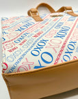 Xoxo White All-over Print Satchel Bag