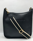 Style & Co Black Medium Whipstitch Crossbody