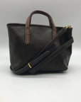 Fount Brown Leather Tote Bag