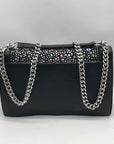 I.N.C. International Concepts Black Rhinestone Ajae Hotfix Shoulder Bag