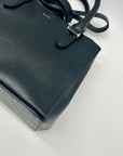 Ralph Lauren Black Saffiano Leather Reversible Crossbody