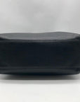Badgley Mischka Black Leather Maya Tote Bag
