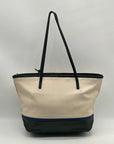Nine West Beige Faux Leather Tote Bag