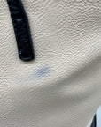 Nine West Beige Faux Leather Tote Bag