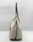 Longchamp Off-White Essential Toile Tote Bag