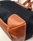 Miche Navy Blue & Brown Canvas Magda Prima Tote Bag