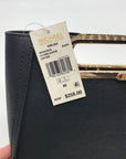 Michael Kors Black Saffiano Leather Chelsea Convertible Clutch