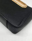 Michael Kors Black Saffiano Leather Chelsea Convertible Clutch
