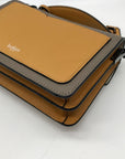 Botkier Truffle Colorblock Leather Cobble Hill Crossbody Bag