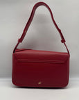 Like Dreams Red Leather Bowtie Shoulder Bag