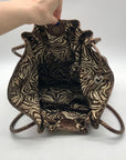 Brighton Floral Canvas Drawstring Hobo Bag