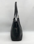 Kate Spade Black Pebbled Leather Triple Compartment Leila Shoulder Bag