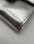 I.N.C. Silver Metallic Wyllah Clutch Bag