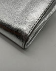 I.N.C. Silver Metallic Wyllah Clutch Bag