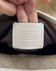 Coach Tan Signature Coated Canvas City Tote Bag-F58292