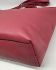 Coach Pink Crossgrain Leather City Zip Tote Bag F58846