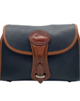 Dooney & Bourke Navy Blue & Brown AWL Essex Crossbody