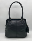 Kate Spade Black Pebbled Leather Ashlyn Belltown Shoulder Bag