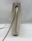 Coach White Pebbled Leather Derby Crossbody Bag F58661